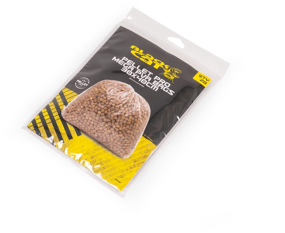 Black Cat Pellet Pro Mega PVA Bags 30x40