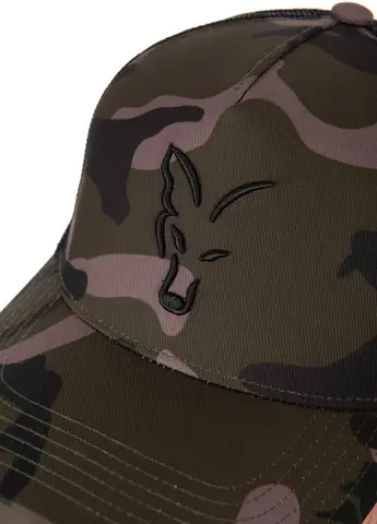 Fox Black Camo Trucker Cap Polyester