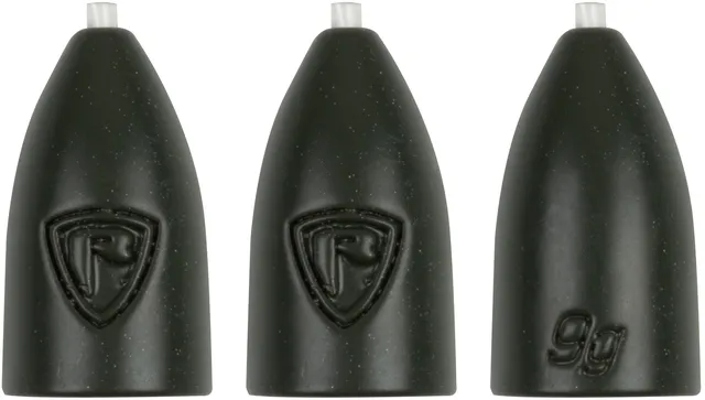 Fox Rage Tungsten Bullet Weights 9g 3pcs Matte Green