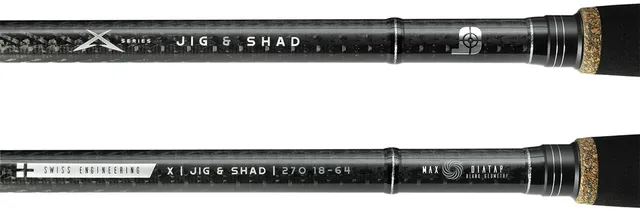 Bullseye X-Series Jig&Shad 270 18–64g X-Fast Toray T1100 Carbon