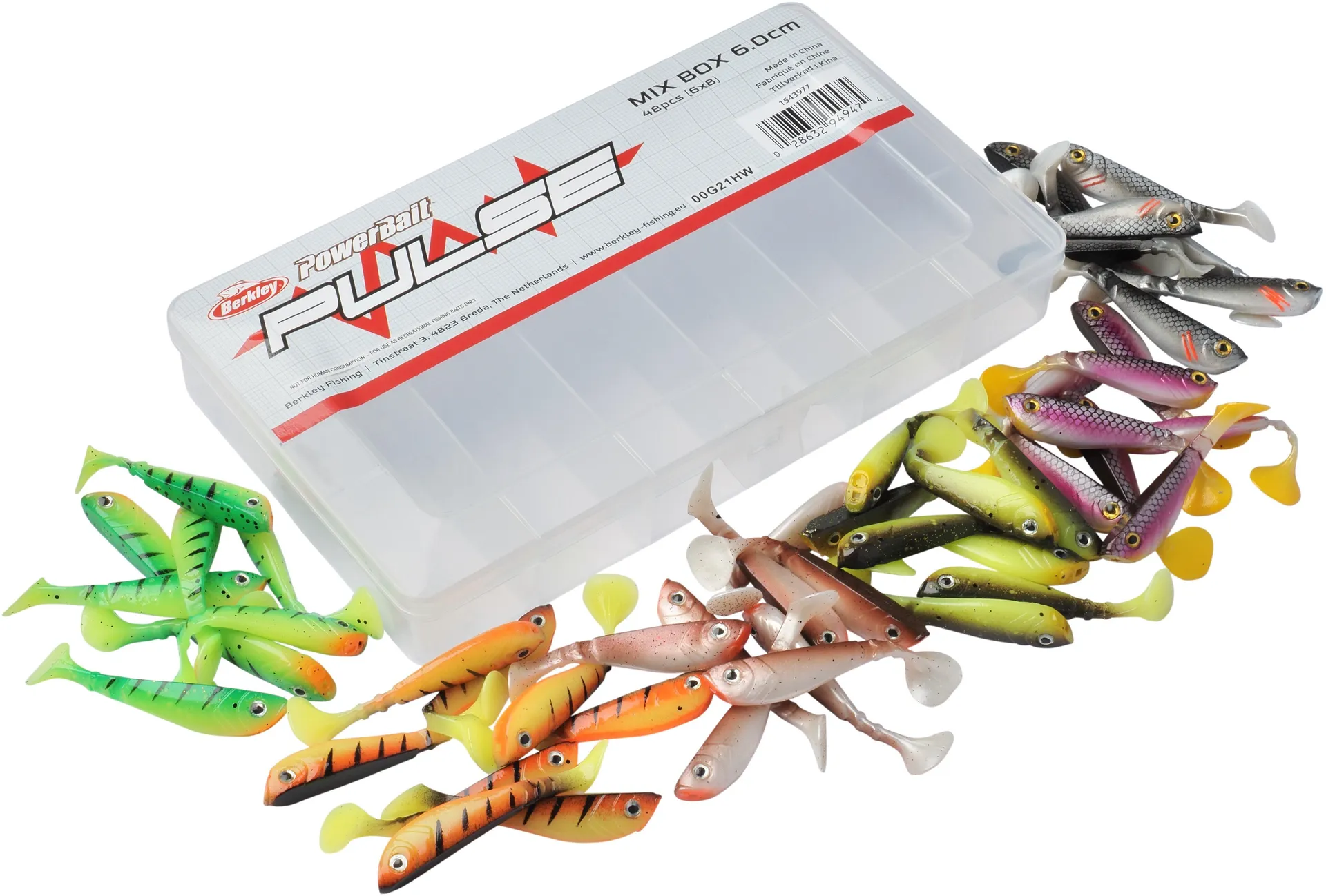 Berkley Pulse Shad MixBox 8cm 36pc