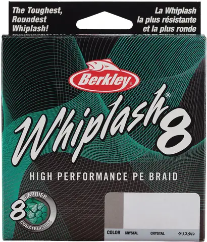 Berkley Whiplash 8 Geflochtene Schnur 150m 0.14mm 19.2kg Crystal