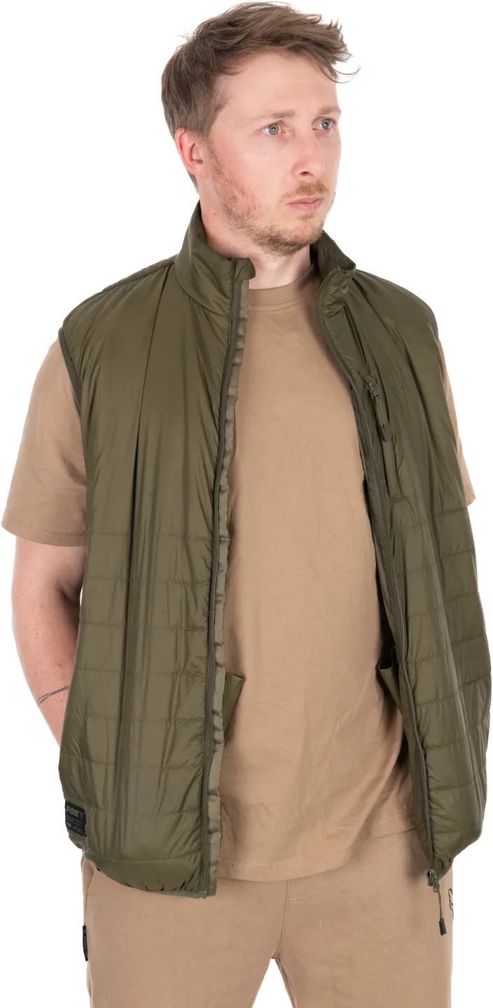 Fox Olive Quilted 100 Gilet