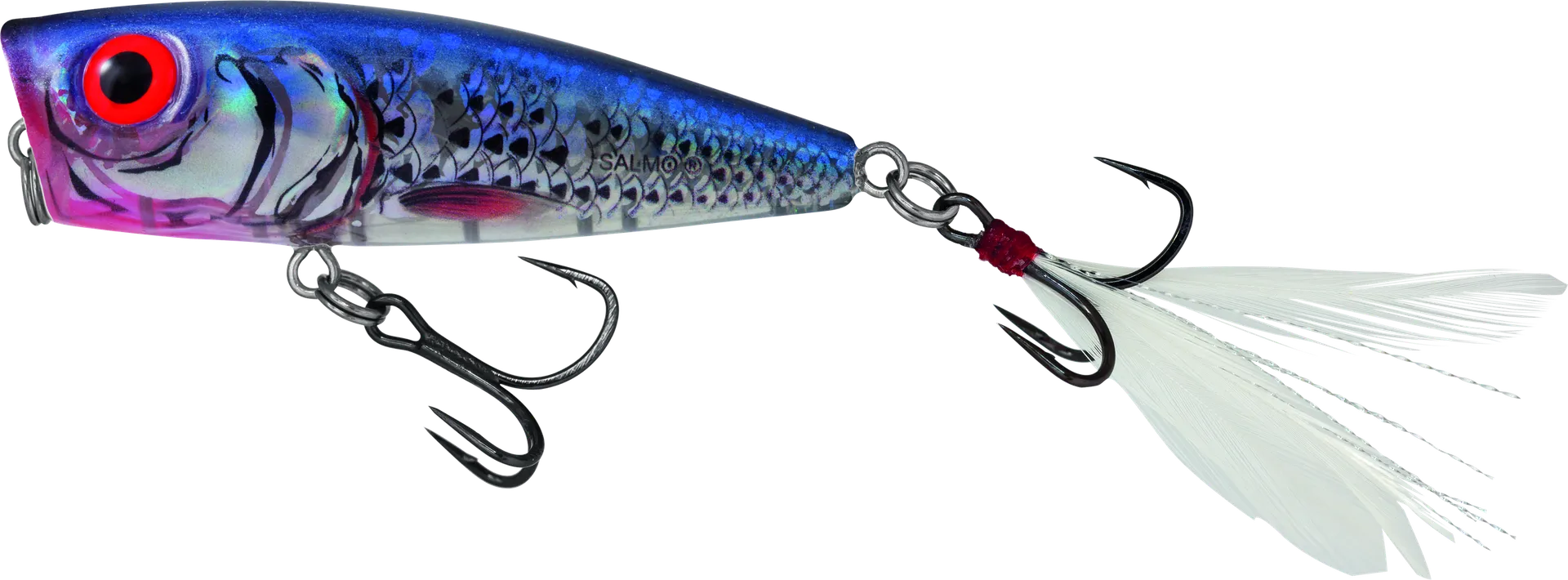 Salmo Rattlin Pop 7cm 12.5g Clear Blue Shiner