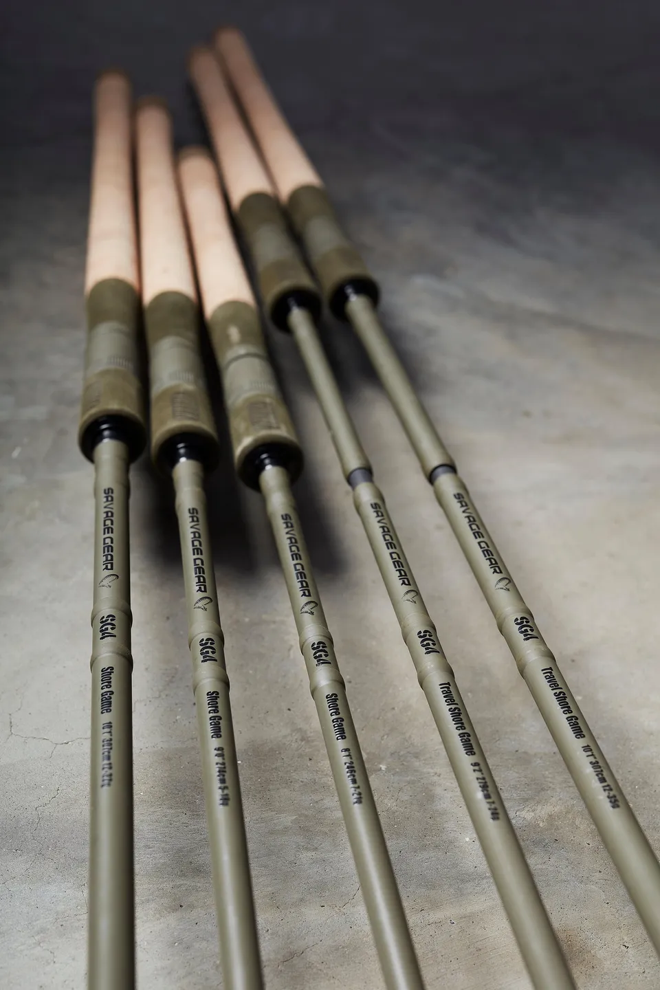 Savage Gear SGS4 Shore Game Spinning Rod 2.46m 7–21g 130g Fast