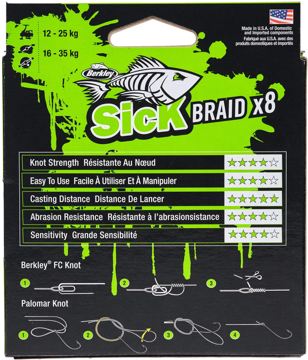 Berkley Sick Braid 150m 18kg 0.19mm 8 Moss Green