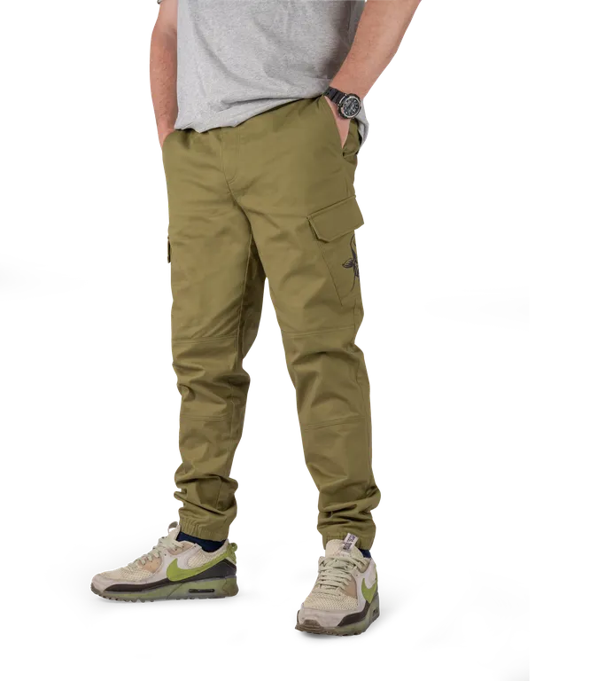 Black Cat Cargo Trousers 2XL Green