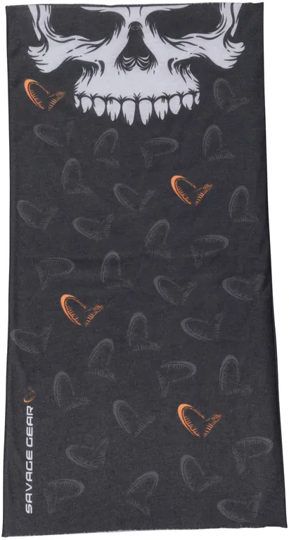 Savage Gear Skull Tec-Tube Clothes One Size Fits Most Headwear Black