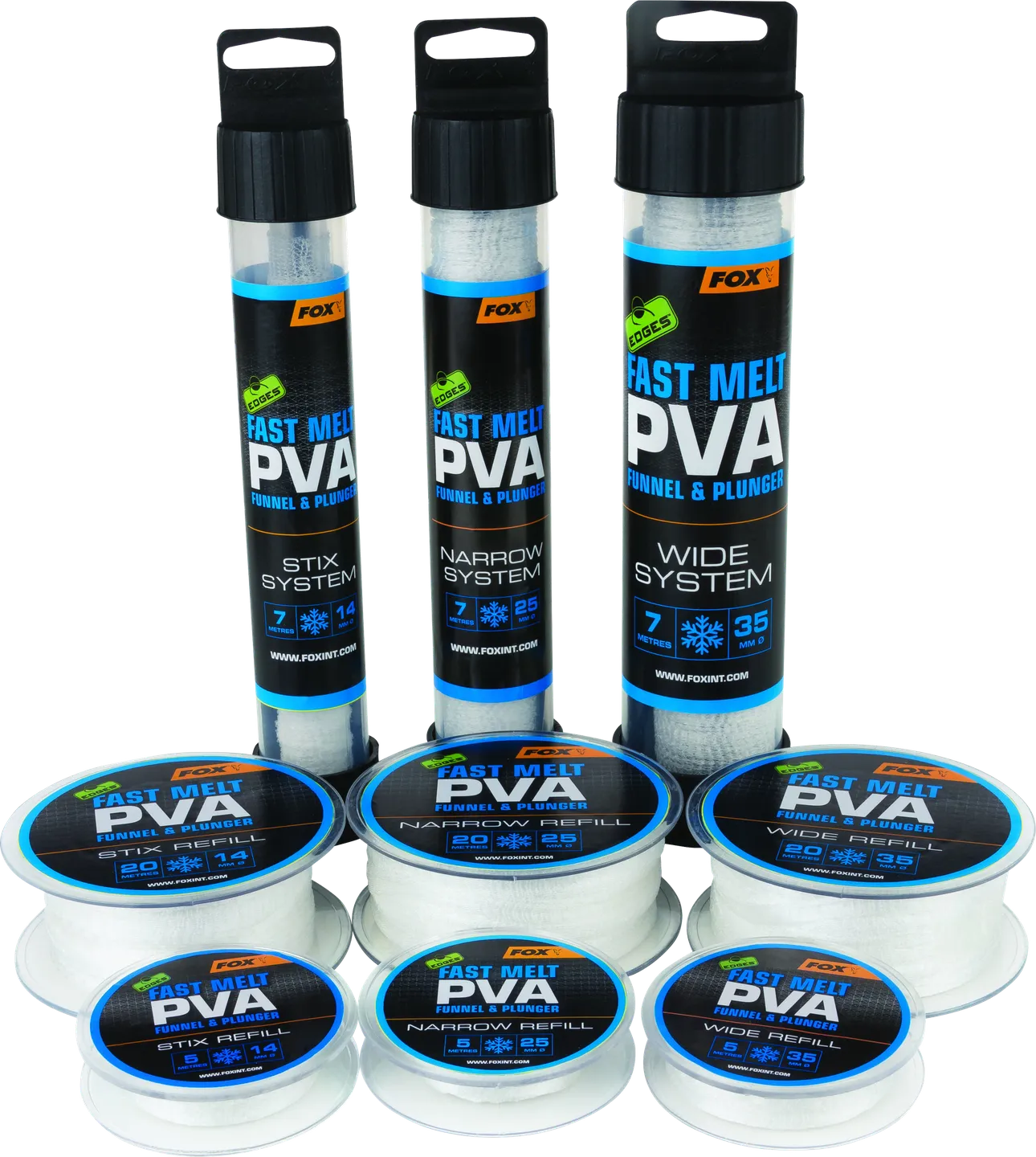 Fox EDGES PVA Mesh Refills 25mm 5m Fast Melt Narrow