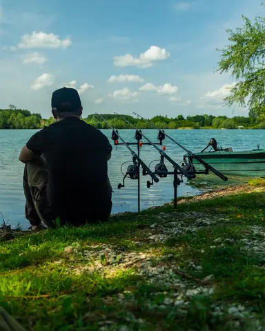 Fox Black Label QR Buzz Bar 3 Rod Adjustable 25–28cm Aluminium