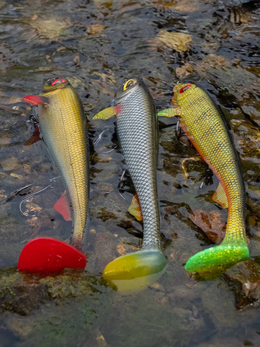 Fox Rage Super Slick Shad Loaded 18cm 49g UV Natural Perch