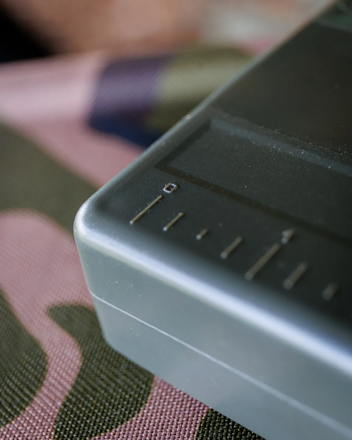 Fox Edges Large Rig and Disc Box 35.5x13x3.5cm 7 Compartments Double Sided