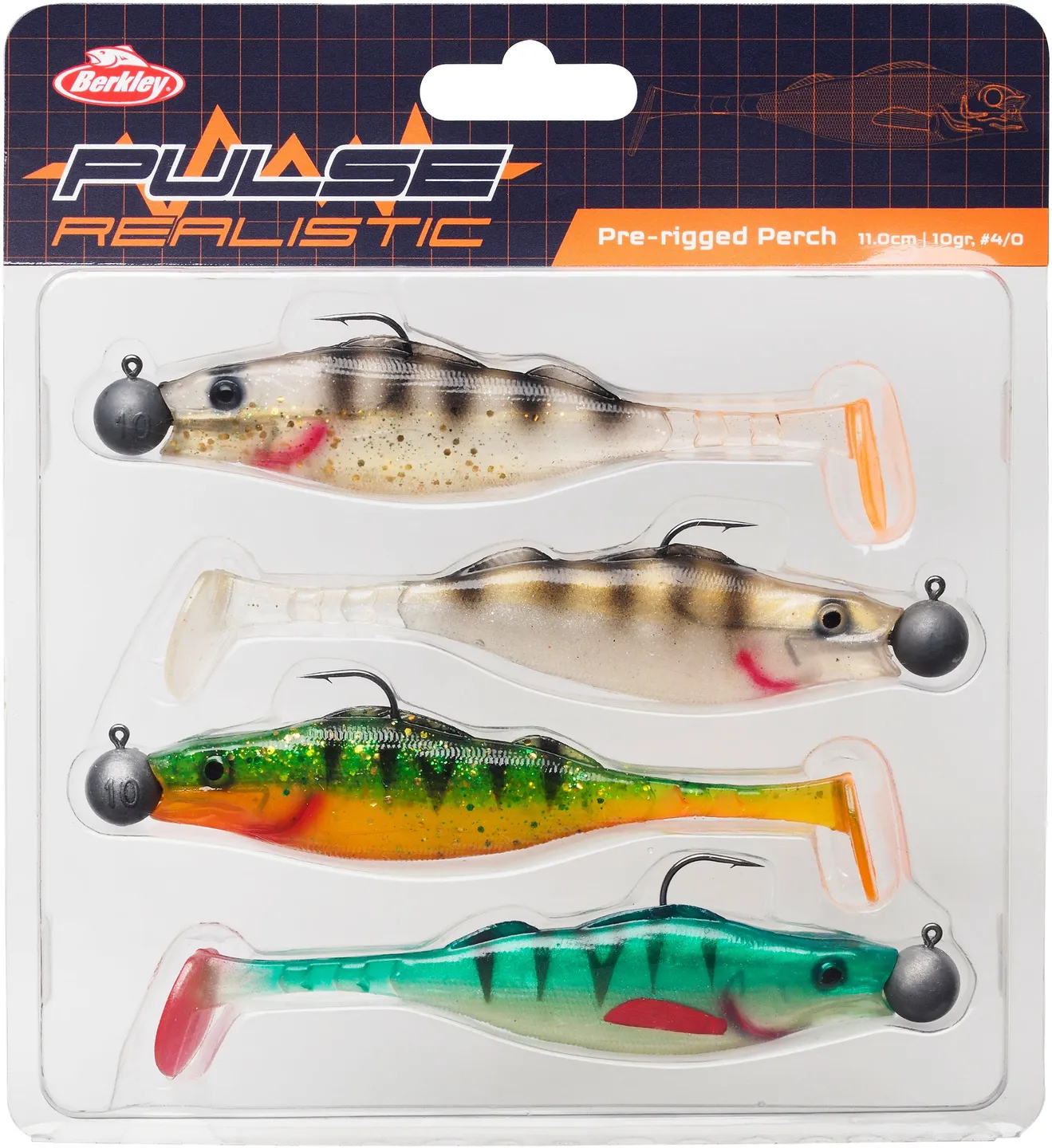 Berkley Pulse Realistic Perch Prerigged 15cm 15g