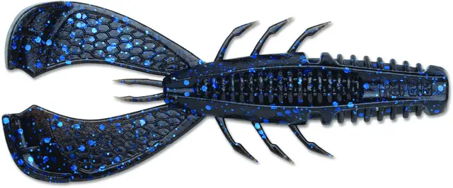 Rapala CrushCity Cleanup Craw Weichköder 7pc 8g 9cm Black Blue Flake