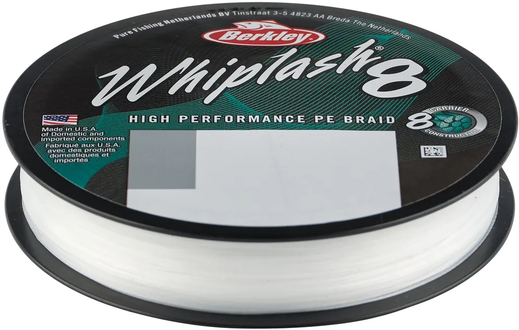 Berkley Whiplash 8 Braided Line 150m 0.10mm 14.8kg Crystal