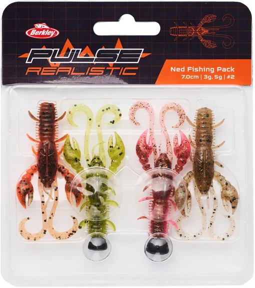 Berkley Ned Fishing Pack 3–5g Craw Freshwater