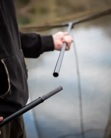 Fox Eos-X Landing Net 2 Piece 183cm 107cm Carbon Soft Mesh