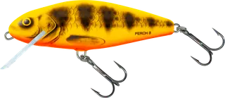 Salmo Perch Floating Crankbait 12cm 2–4m 36g Yellow red Tiger