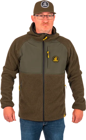 Black Cat Polar Fleece Hoodie L