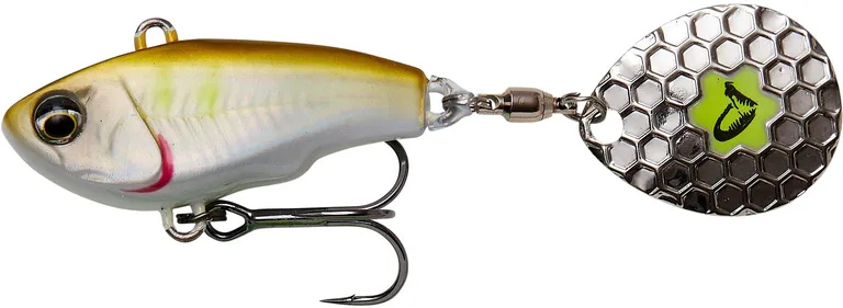 Savage Gear Fat Tail Spin Tail Baits & Hybrid Baits 8cm 24g 2–6m Ayu