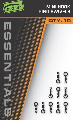 Fox Edges Mini Hook Ring Swivels 10