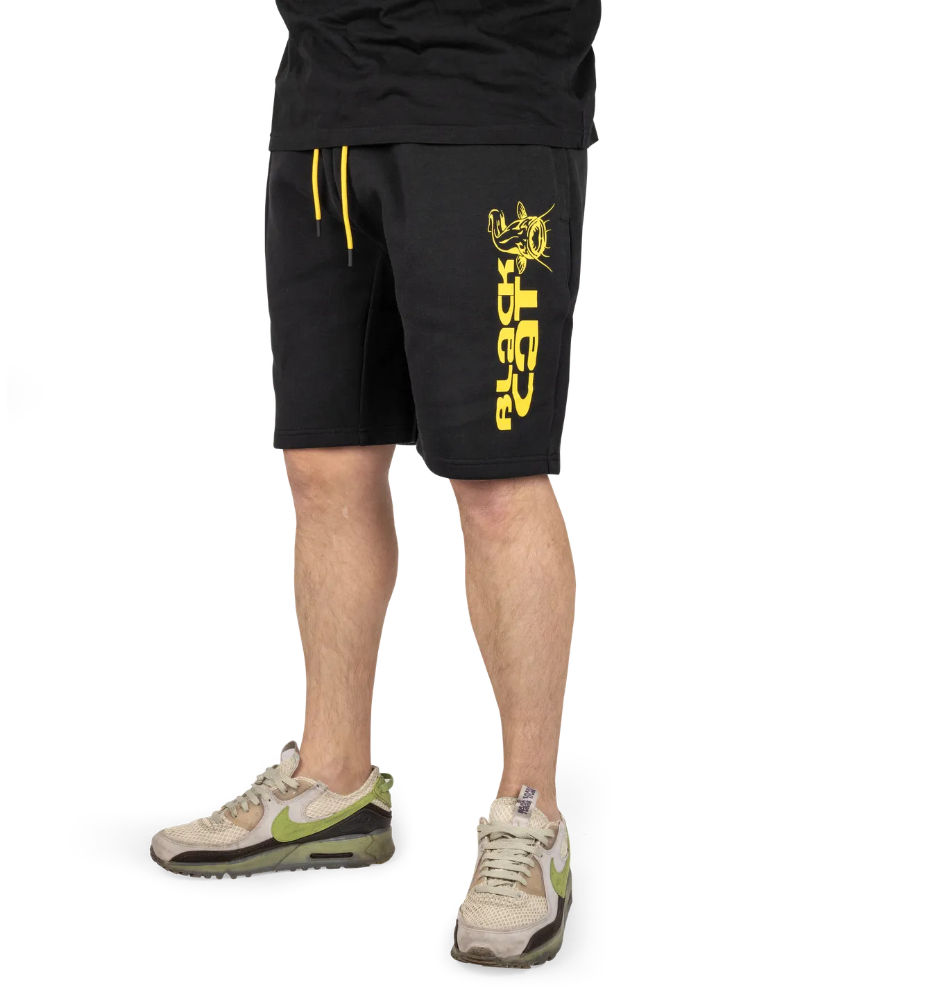Black Cat Jogger Shorts M