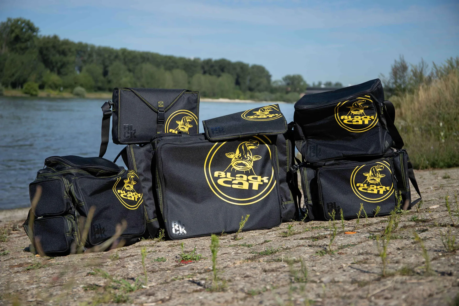 Black Cat BLCK Lure Carrier 38x26x13cm 2 Compartments Polyester