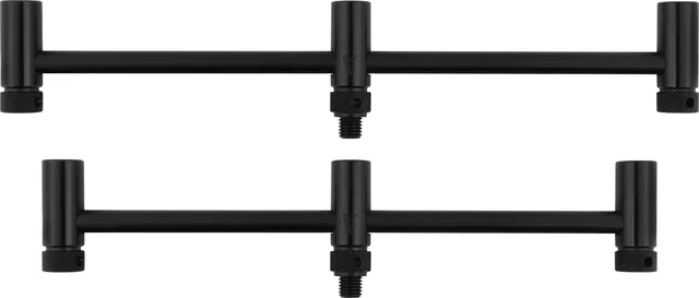 Fox Black Label Slim Adjustable 3 Rod Buzz Bar 22–25cm 12mm Aluminium