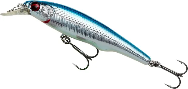 Savage Gear Gravity Twitch SR 8.3cm 10g 0.6–1.3m Blue Chrome