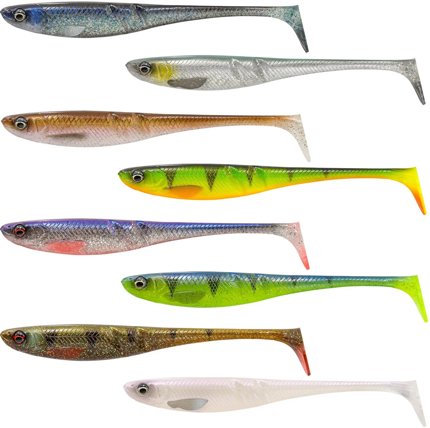 Savage Gear Collapser 14cm 12g 3pcs Motoroil Perch Firetail