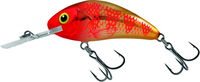 Salmo Rattlin Hornet Floating 5.5cm 2–4m 10.5g Golden Red Head
