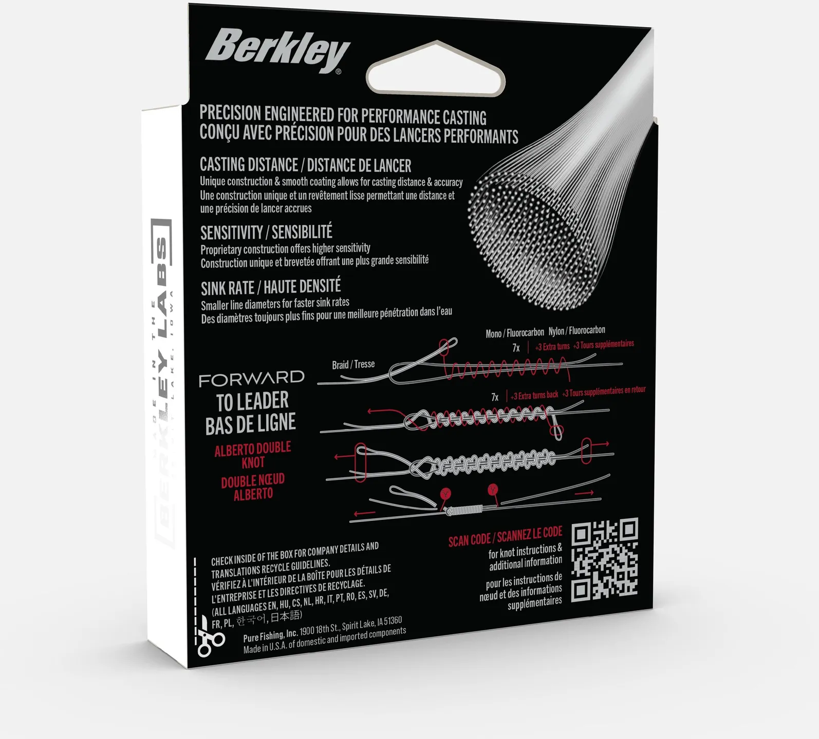 Berkley Forward Braid Braided Line 0.26mm 15.4kg 150m Crystal