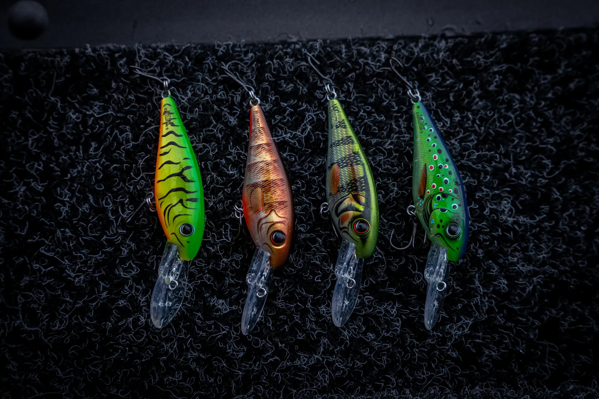 Salmo Rattlin Executor SDR 5cm 5.5g 1.2–2.7m Clear Green Tiger
