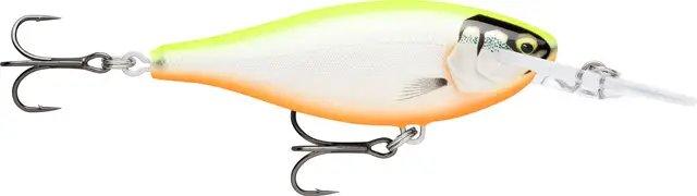 Rapala Shad Rap Elite Crankbaits 7.5cm 12g 2.7–3.3m gilded chartreuse orange belly (GDCO)