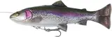 Savage Gear 4D Line Thru Pulse Tail Trout Softbaits 20cm 102g Slow Sinking Rainbow Trout