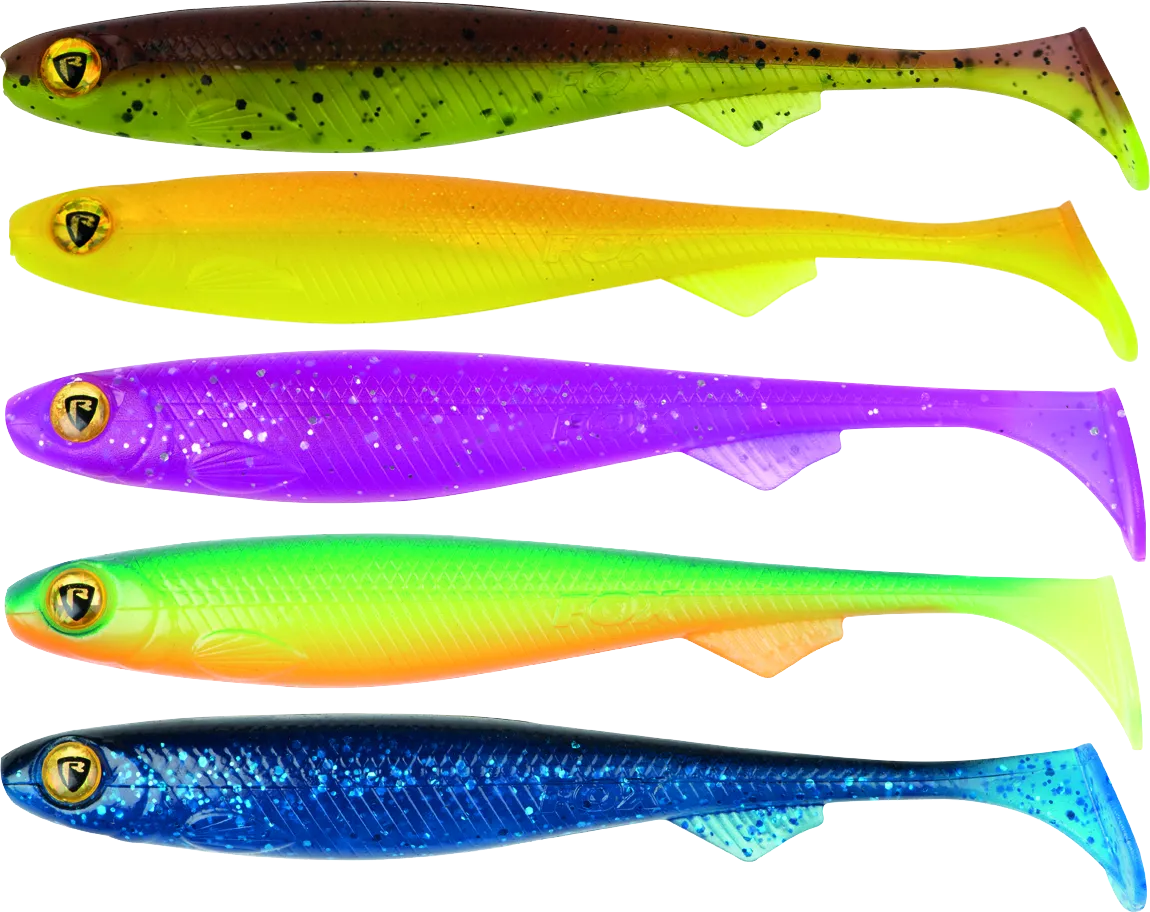 Fox Rage Slick Shad Mixed Colour Pack 11cm UV