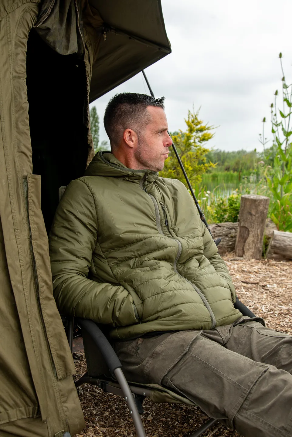 Fox Olive Quilted 100 Jacket M