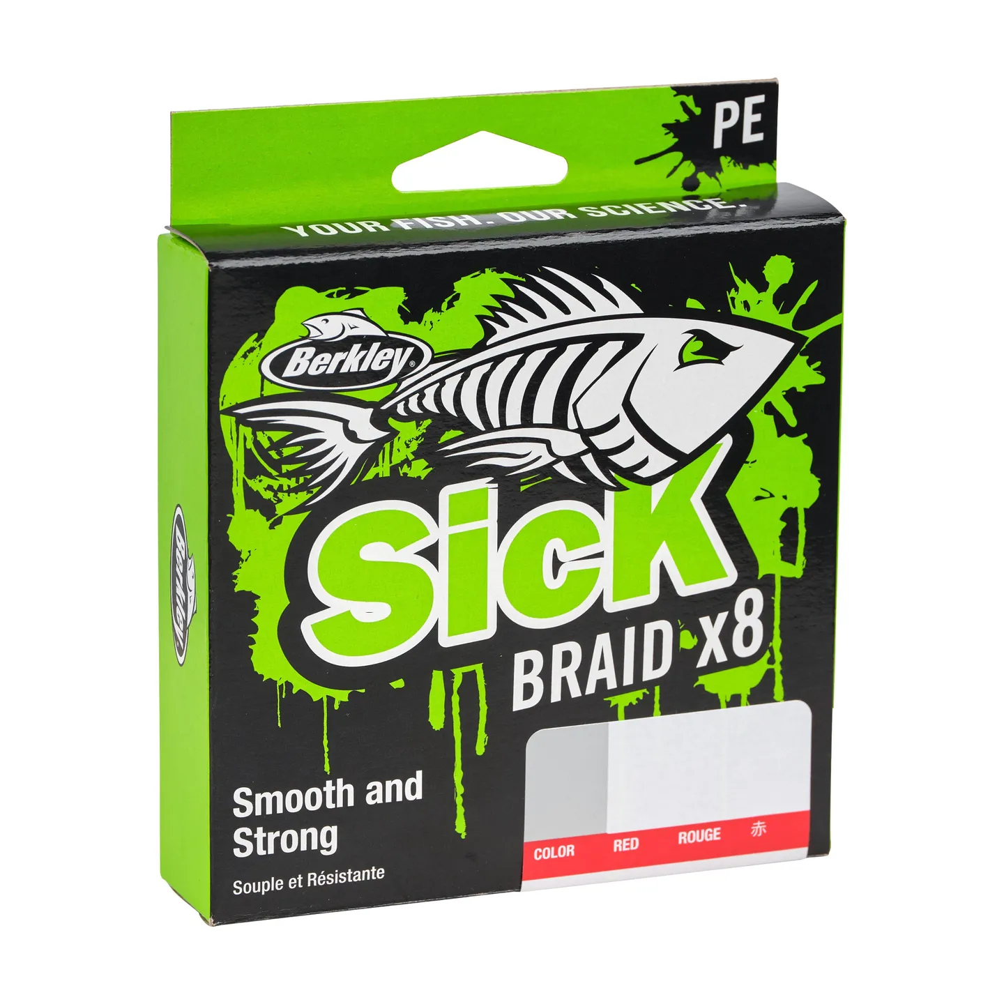 Berkley Sick Braid - 0.19 mm, 18 kg, 150 m, Red