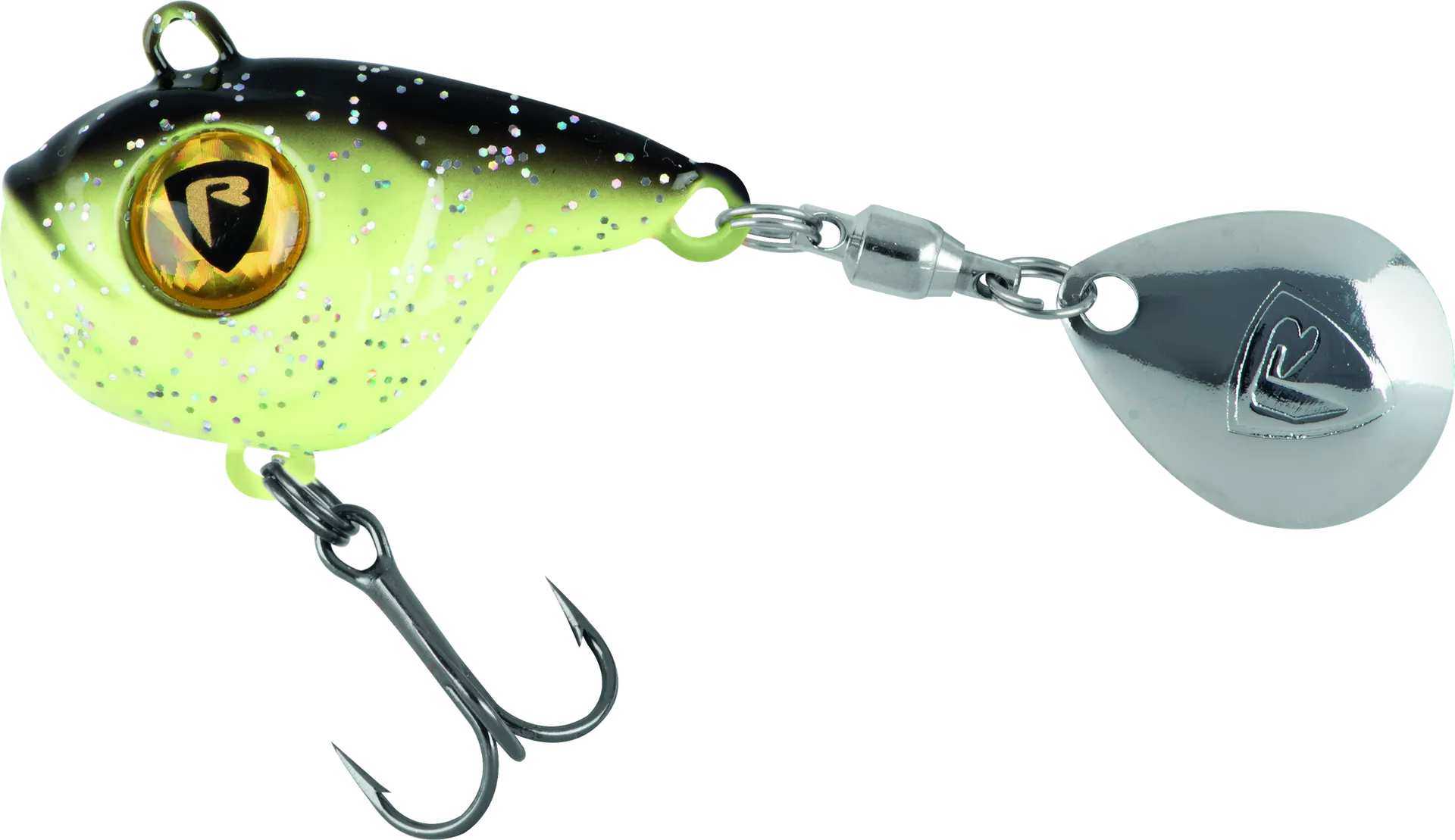 Fox Rage Ultra UV Big Eye Spin 14g Pike Spin Tail