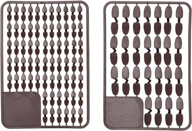 Madcat Pellet Stops 50pcs L Dark Brown