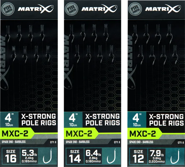 Matrix MXC-2 Pole Rig 14 10cm 8pcs Barbless