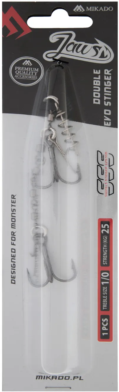Mikado JAWS Double Evo Stinger - 1/0 size, 1 pieces