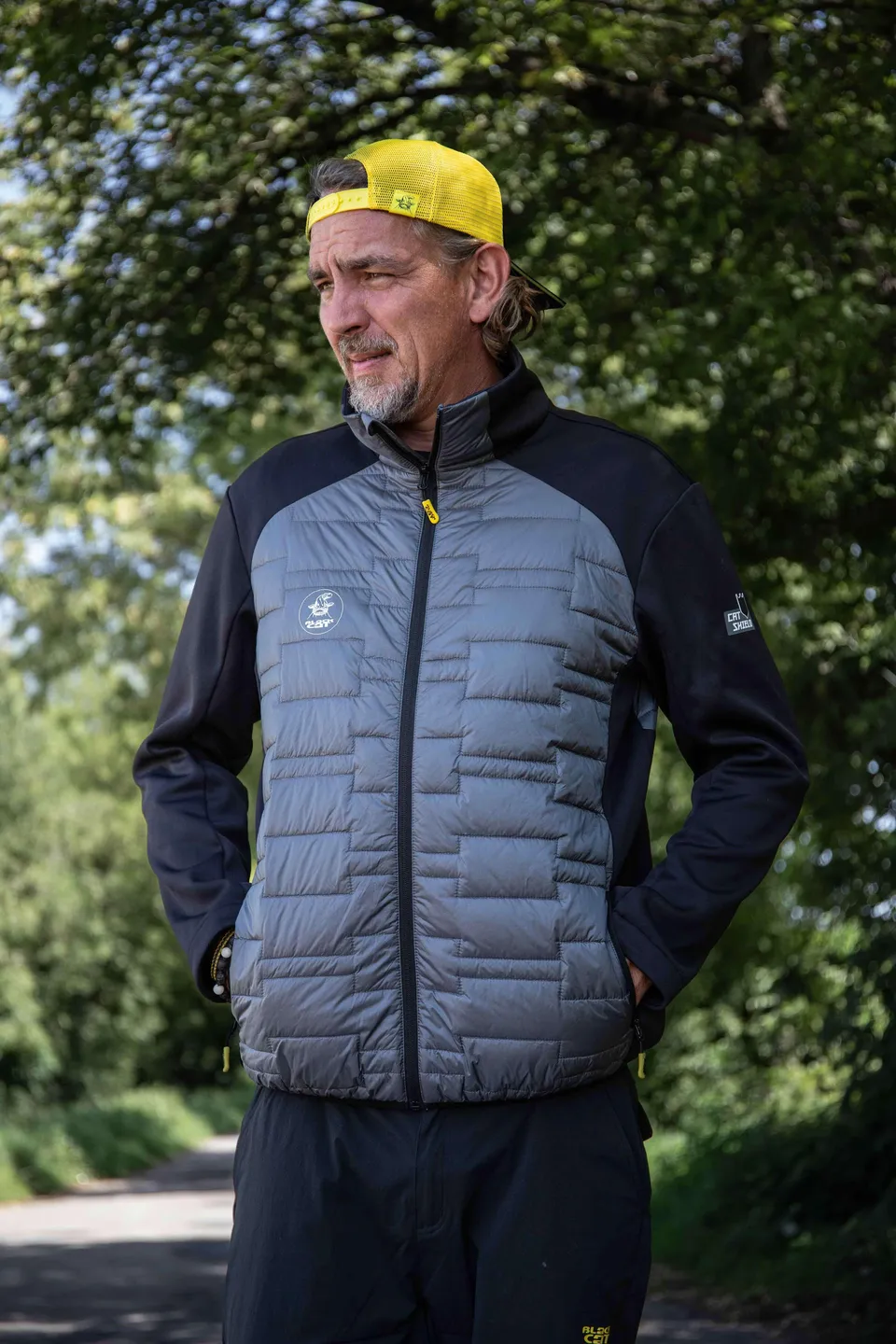 Black Cat Cat Shield Hybrid Top XL