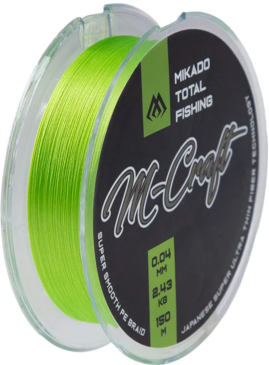Mikado M-Craft Braid - 0.08mm, 4.51kg, 150m, Fluo