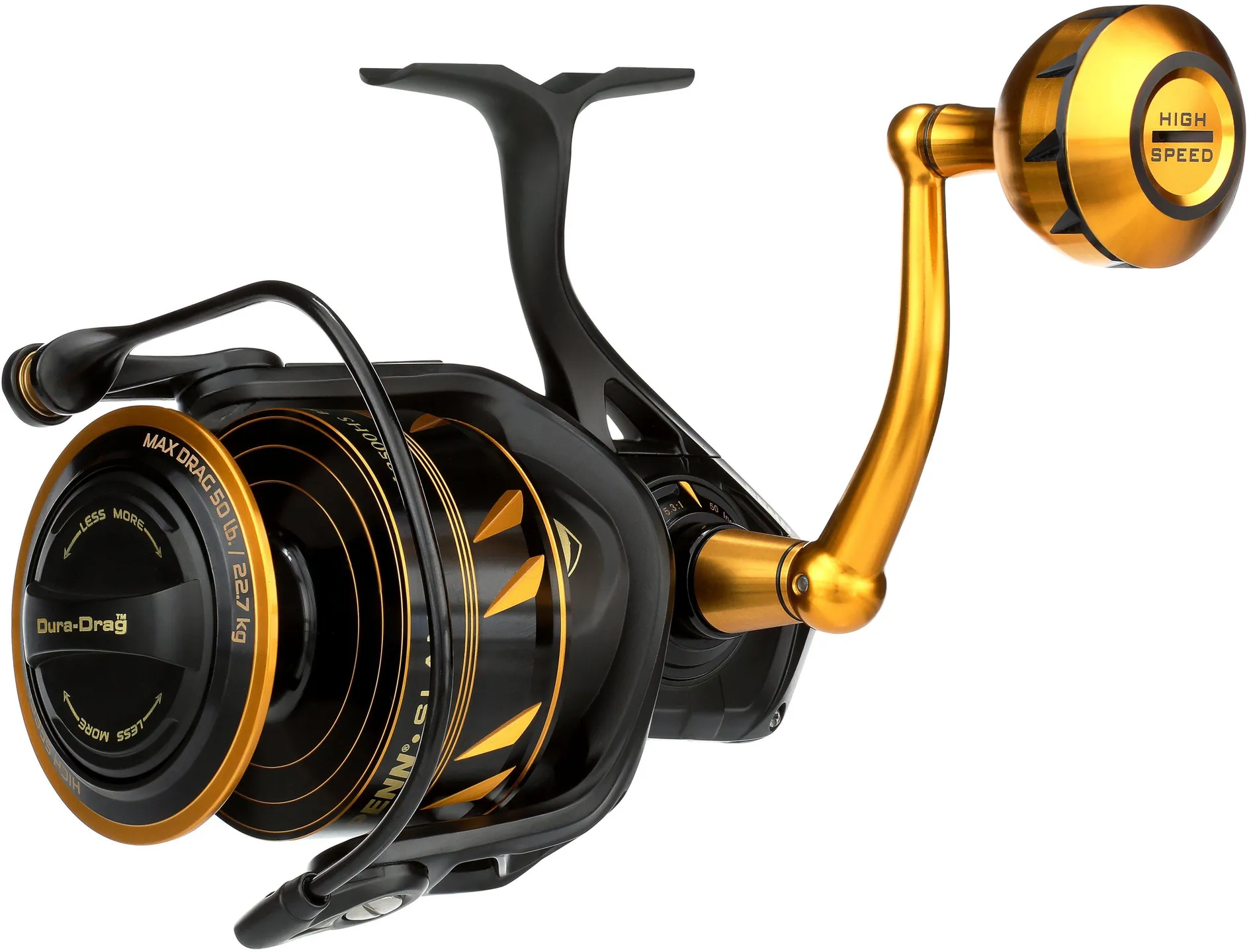 Penn Slammer IV 8500 870g 22.6kg 127cm 5.3:1