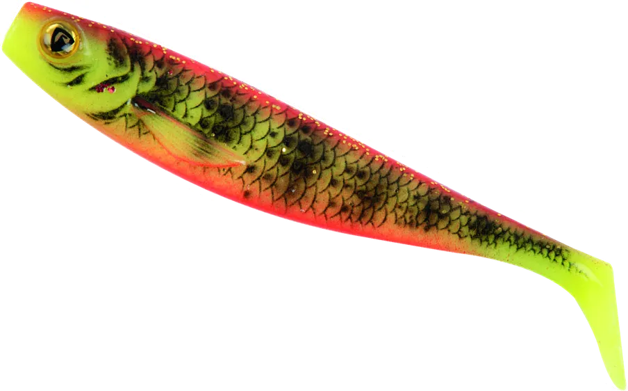 Fox Rage Pro Shad Single Colour Packs 14cm UV Bright Perch