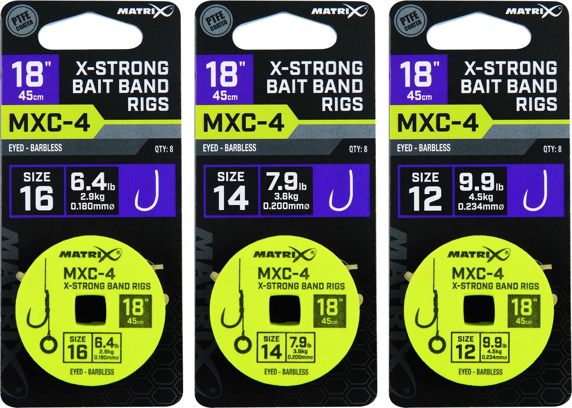 Matrix MXC-4 Ready Rig 12 45cm 4.5kg X-Strong Bait Band