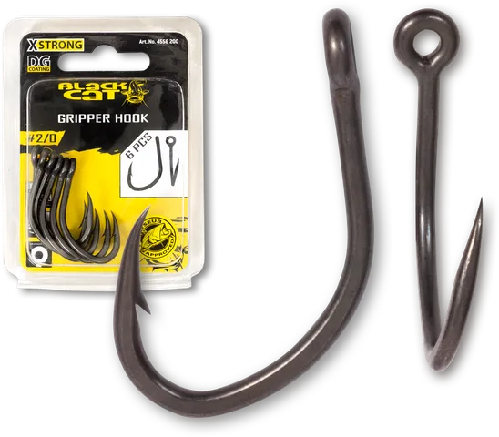 Black Cat Gripper Hook #3/0 6pcs DG
