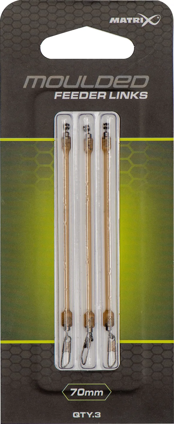 Matrix Moulded Feeder Links 4cm x3 Trans-Khaki