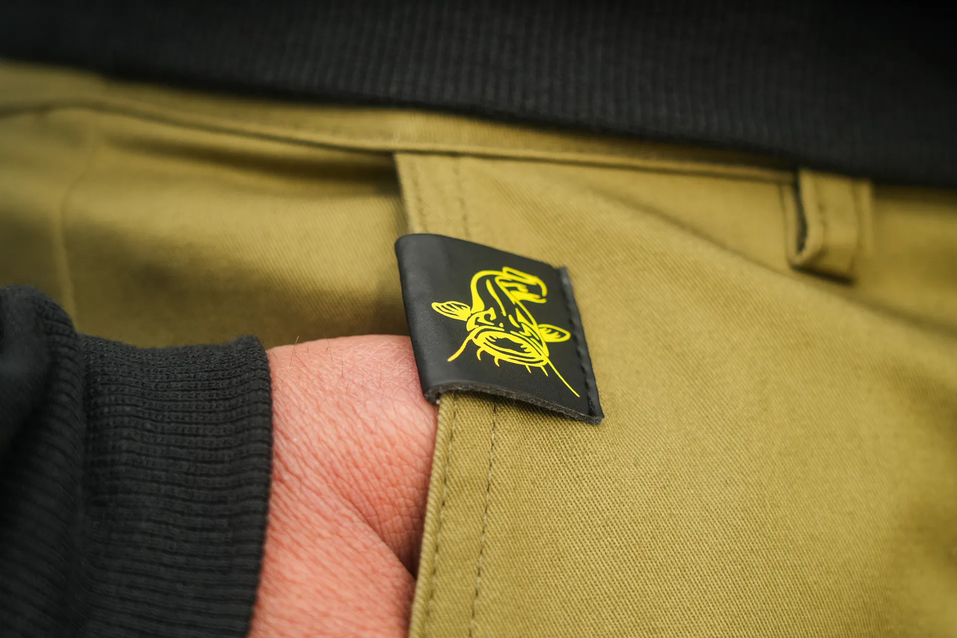 Black Cat Cargo Trousers S Green